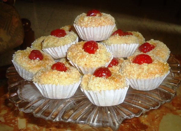 Mchewek algérois, petits gâteaux aux amandes.