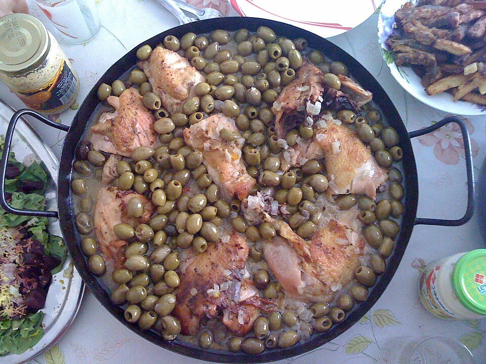 Tajine algérien aux olives.