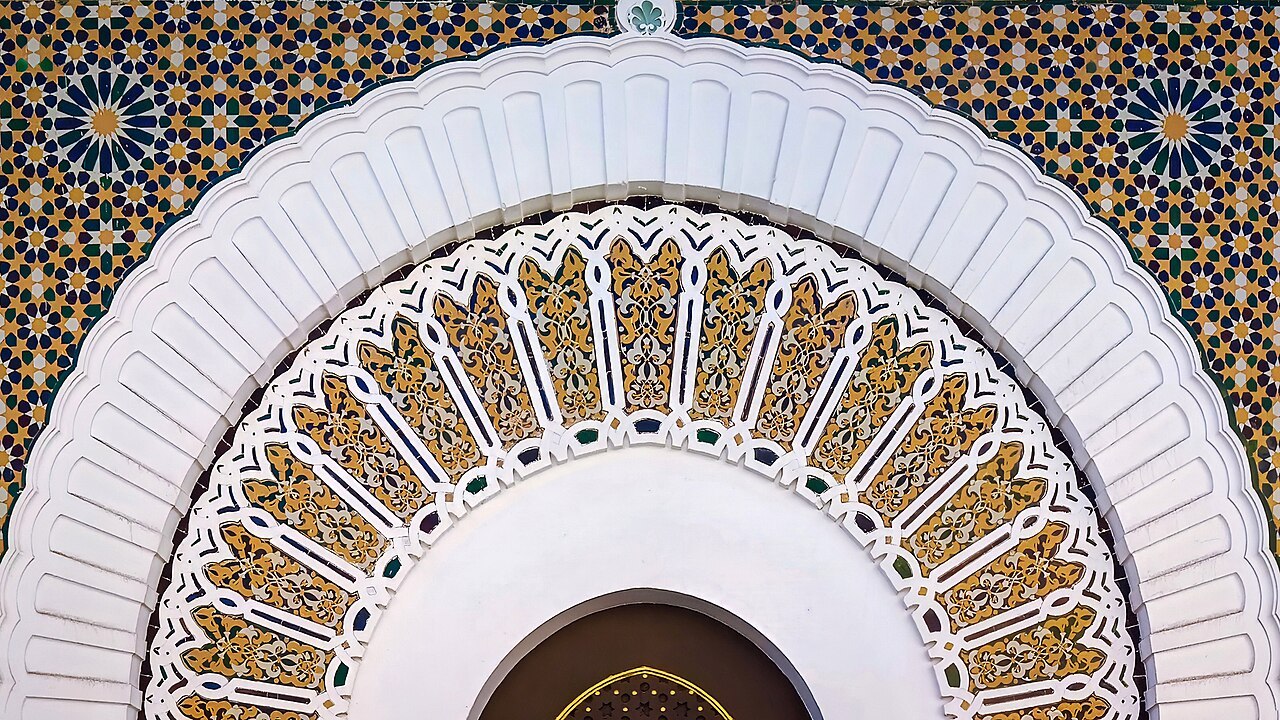 Zellige de la porte de la médersa de Tlemcen